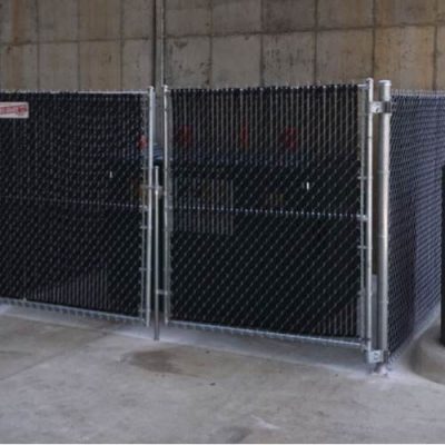 Black Vinyl Chain Link Fence