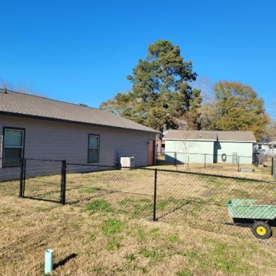 Black Vinyl Fence
